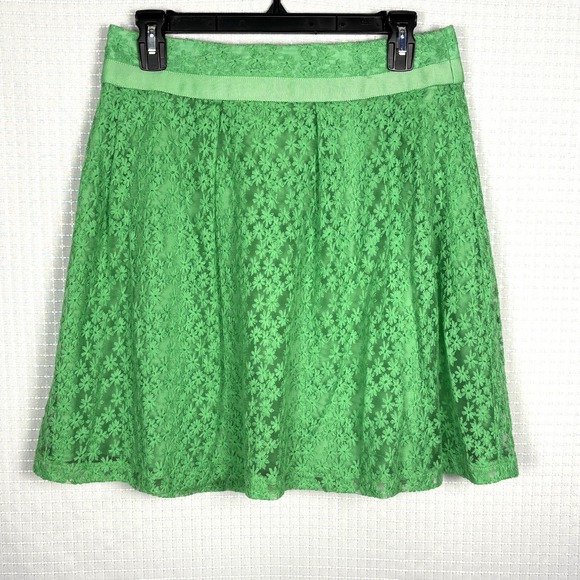 The Limited Dresses & Skirts - The Limited Floral Lace Circle Skirt Womens 4P Dainty Fairy Cottagecore Festival